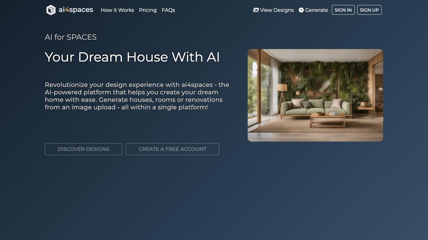 AI4spaces - Trending AI tool for Interior design and best alternatives
