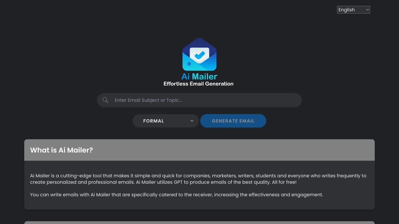 AI Mailer - Trending AI tool for Email writing and best alternatives
