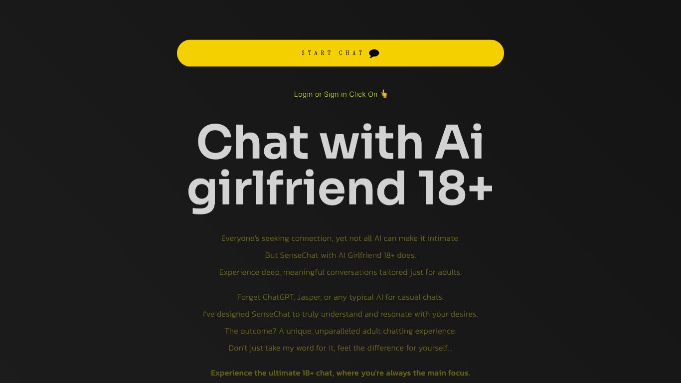 SenseChat - Trending AI tool for Virtual girlfriend and best alternatives