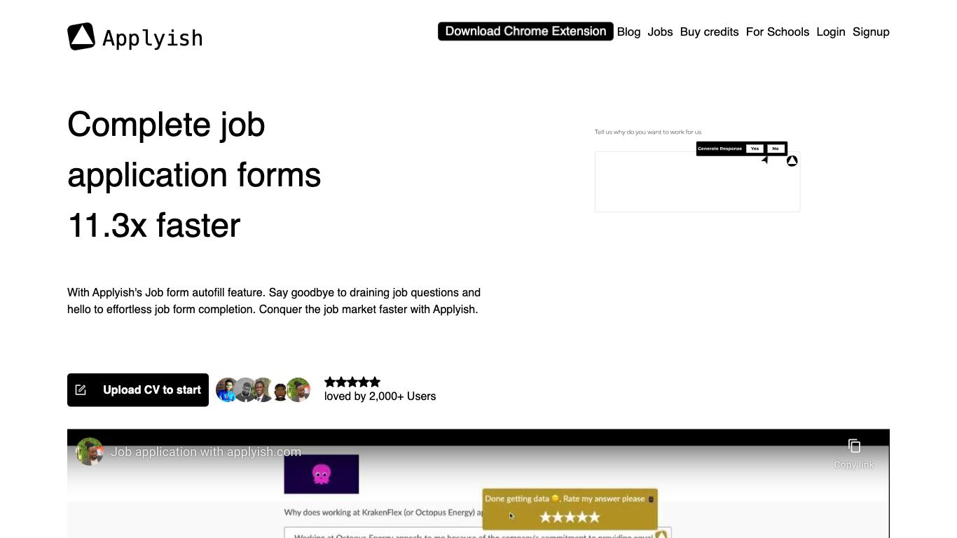 Applyish - Trending AI tool for Job search and best alternatives