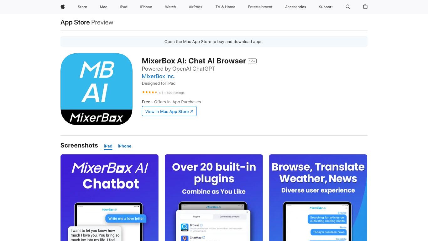 MixerBox Chat AI - Trending AI tool for ChatGPT and best alternatives