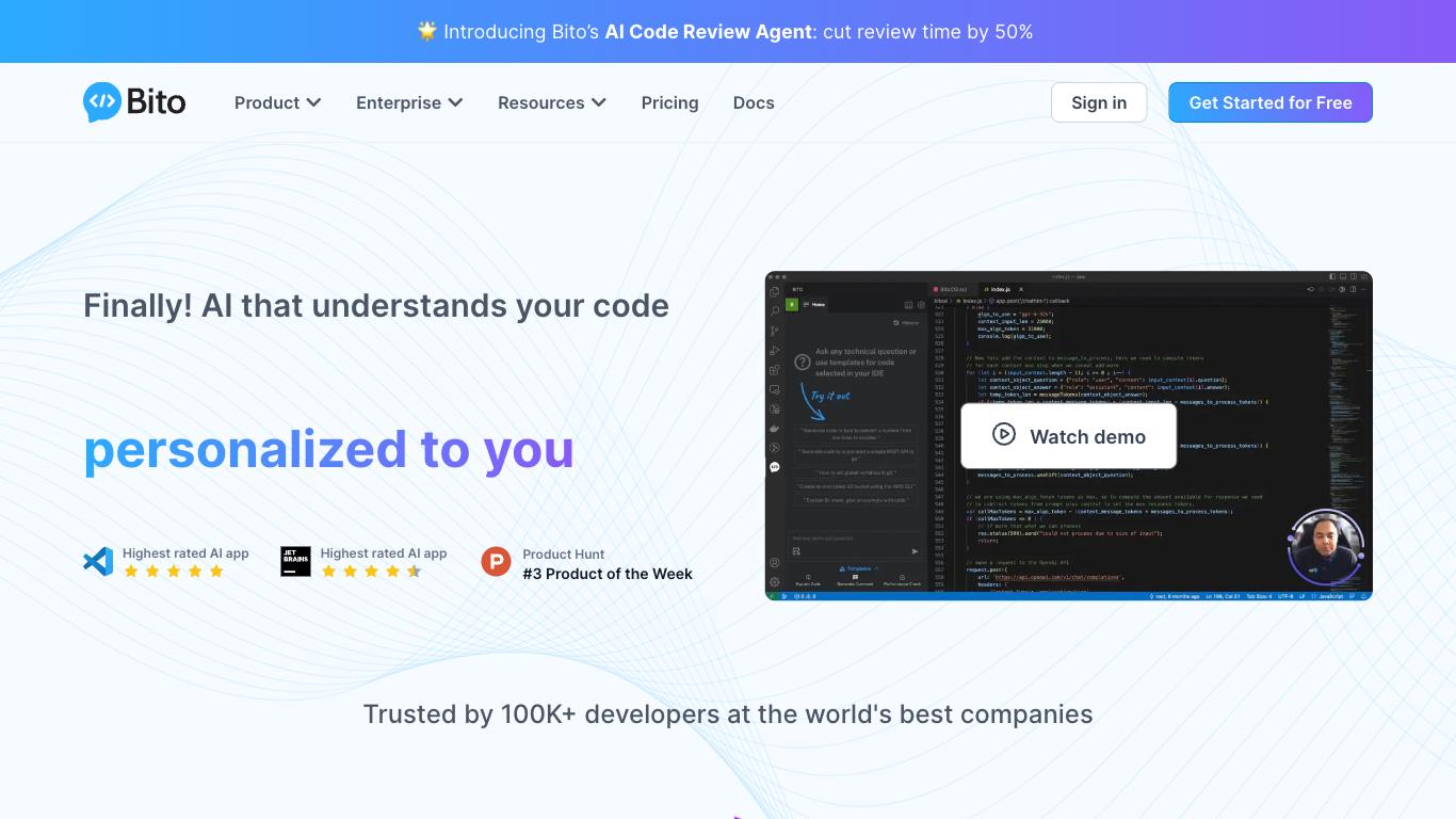 Bito AI - Trending AI tool for Coding and best alternatives