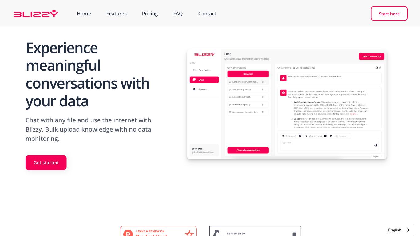 Blizzy - Trending AI tool for Content generation and best alternatives