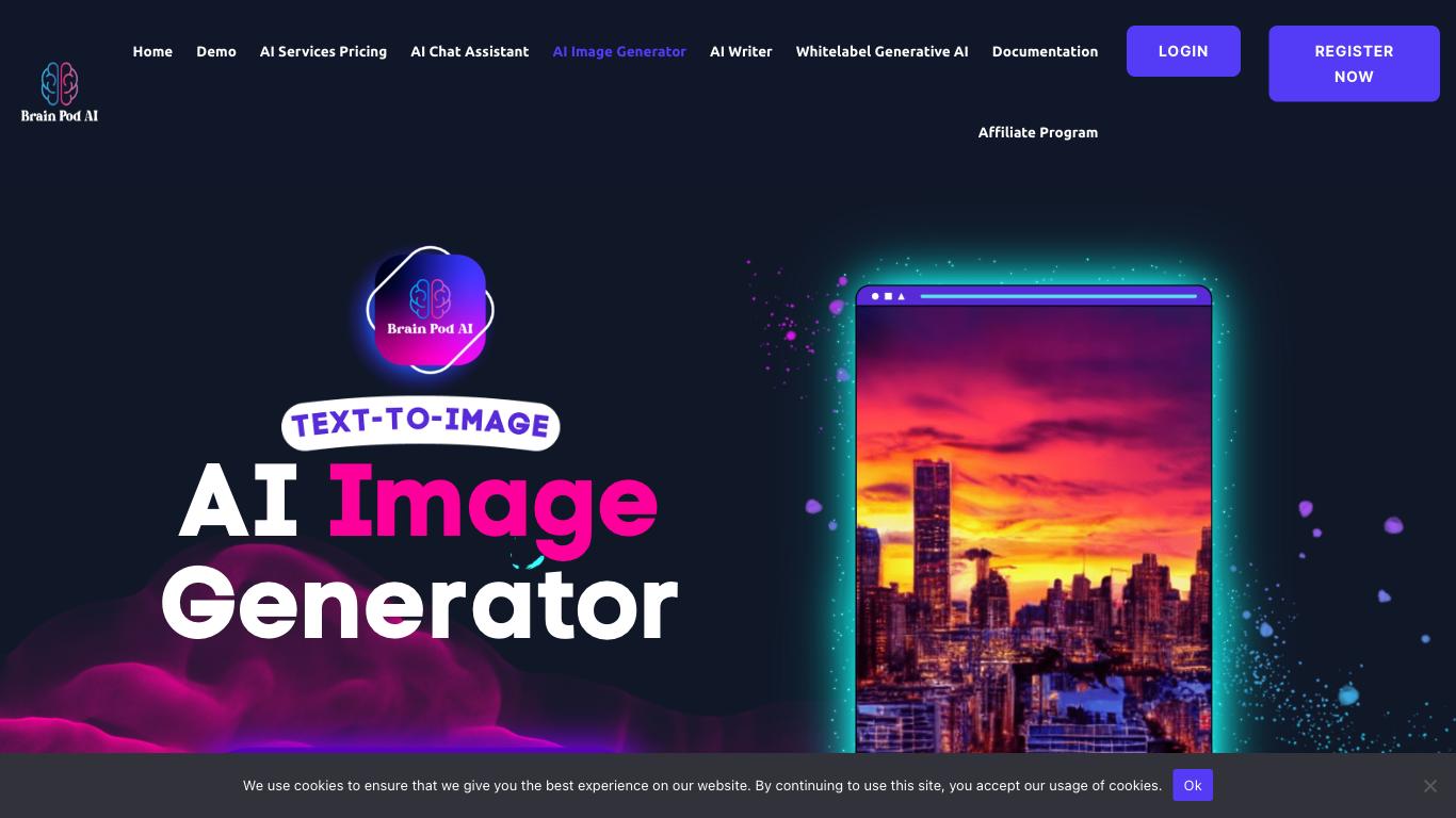 Brain Pod AI - image generator - Trending AI tool for Image generation and best alternatives