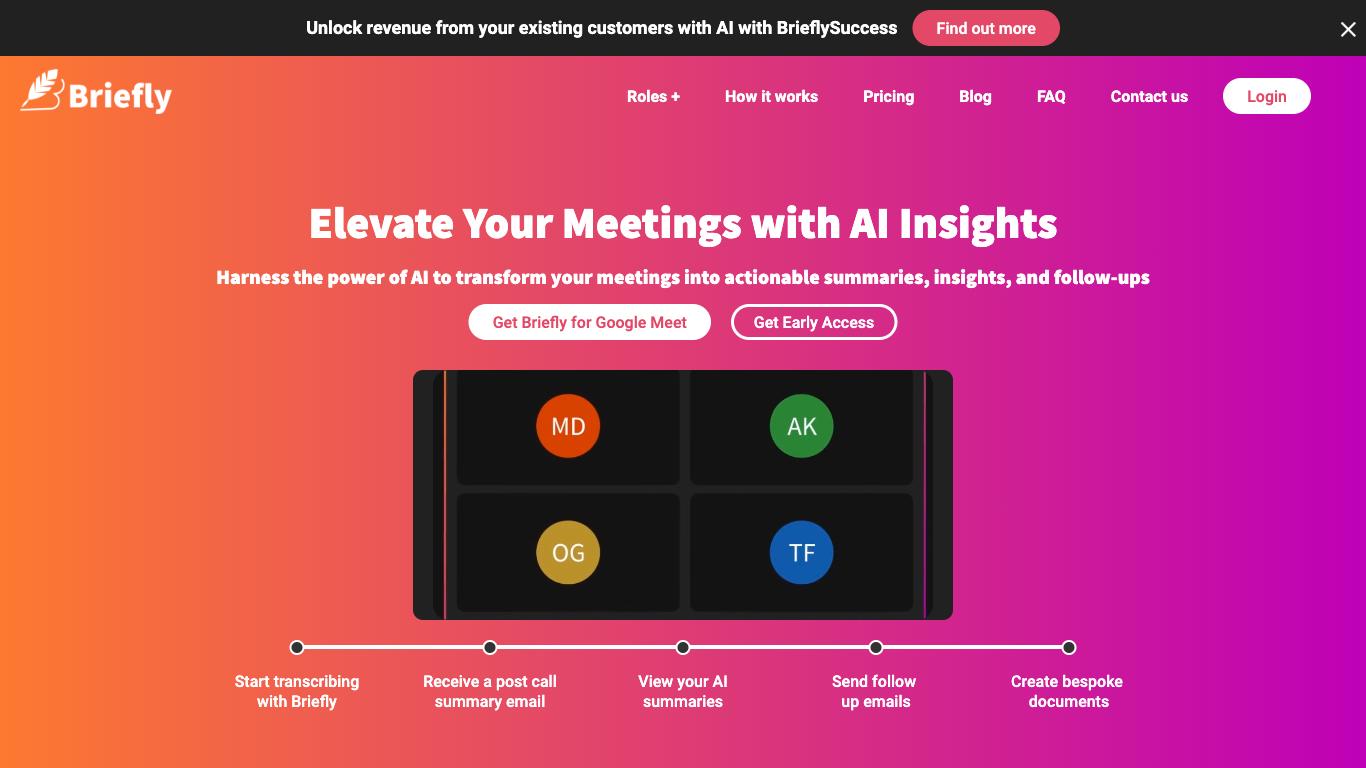 Briefly AI - Trending AI tool for Meeting summaries and best alternatives