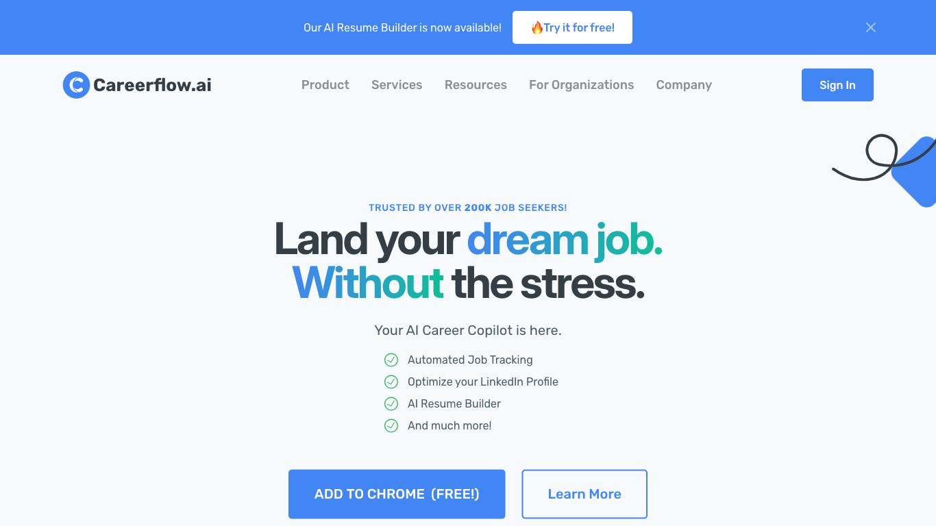 Careerflow - Trending AI tool for Job search and best alternatives