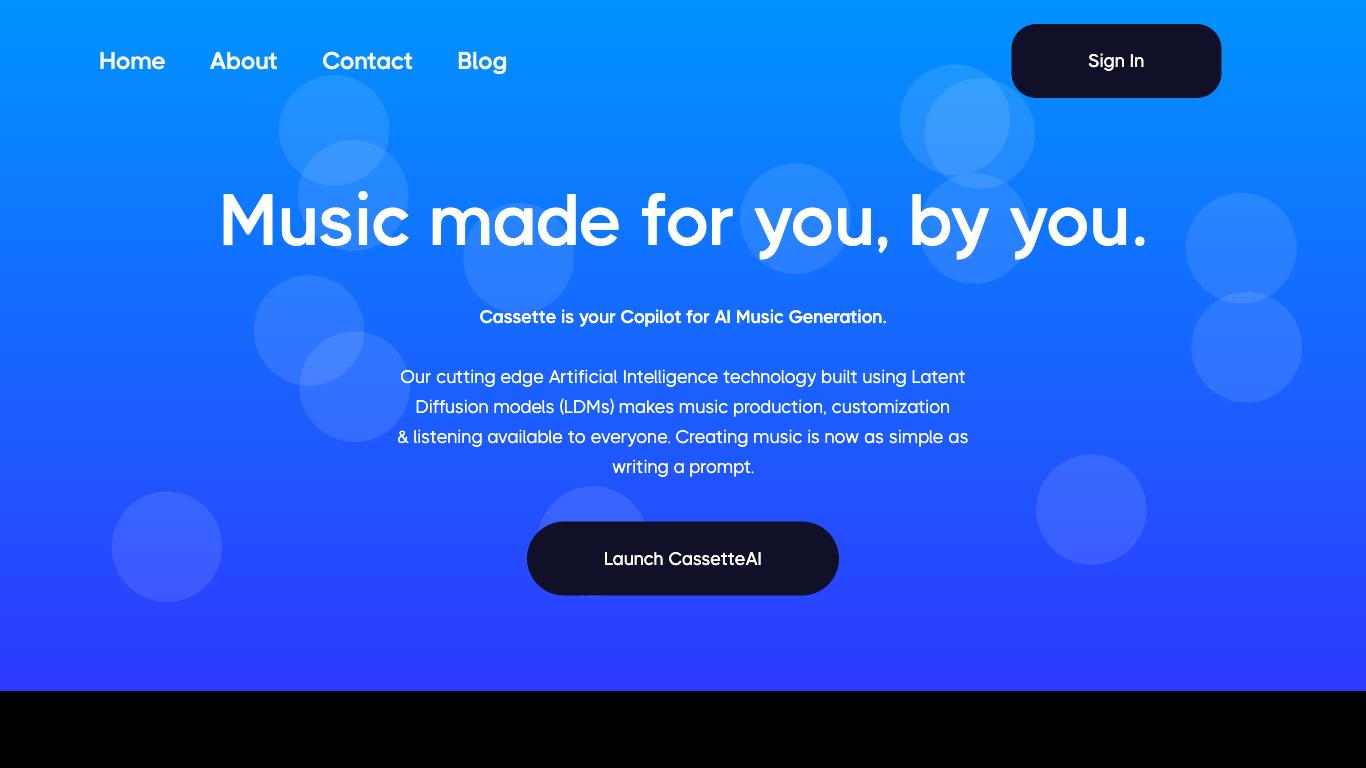 CassetteAI - Trending AI tool for Music creation and best alternatives