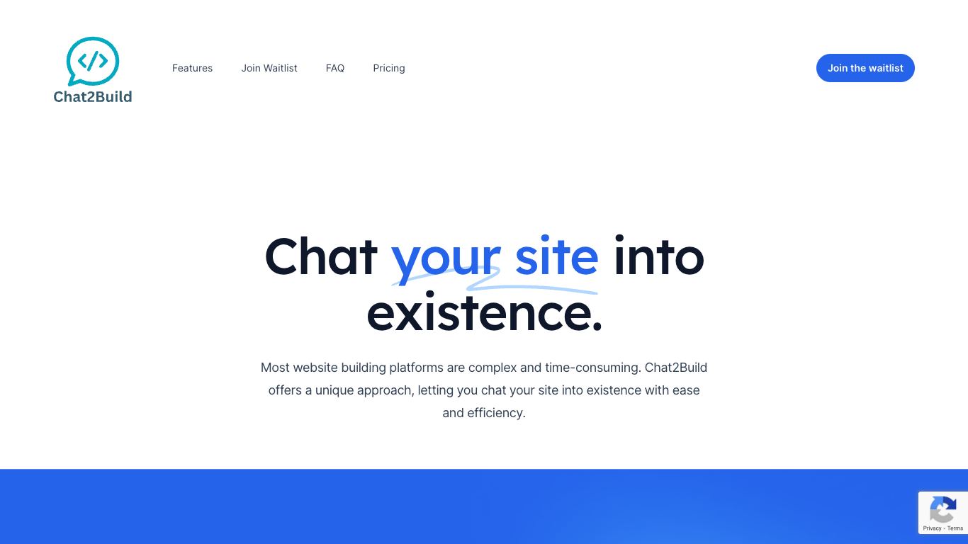 Chat2Build - Trending AI tool for Website building and best alternatives