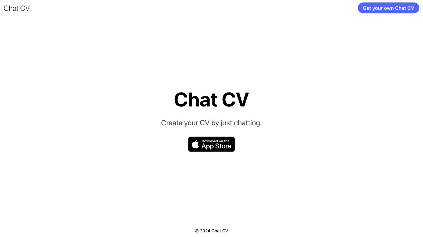ChatCV - Trending AI tool for Resumes and best alternatives