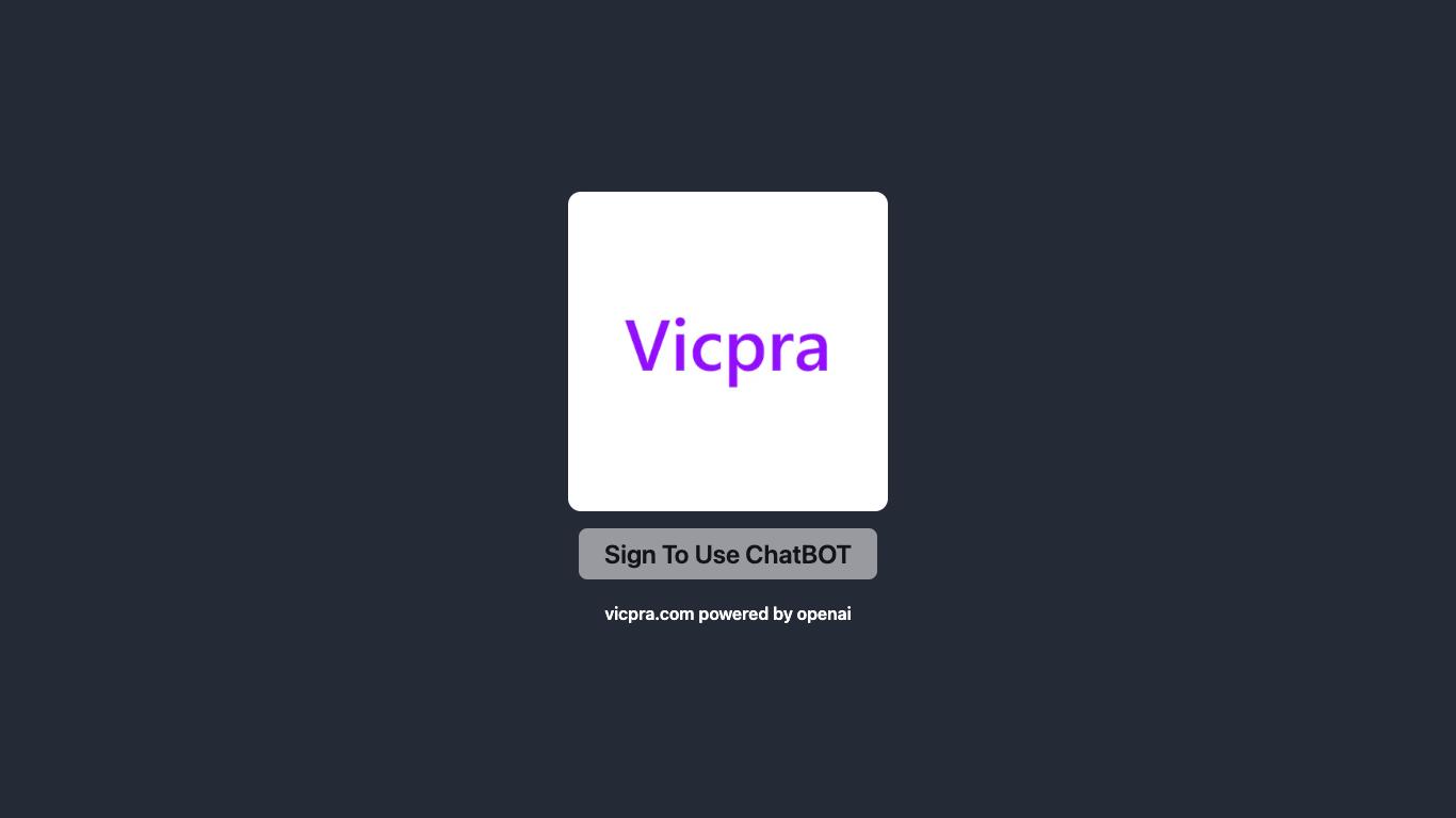 Vicpra - Trending AI tool for ChatGPT and best alternatives