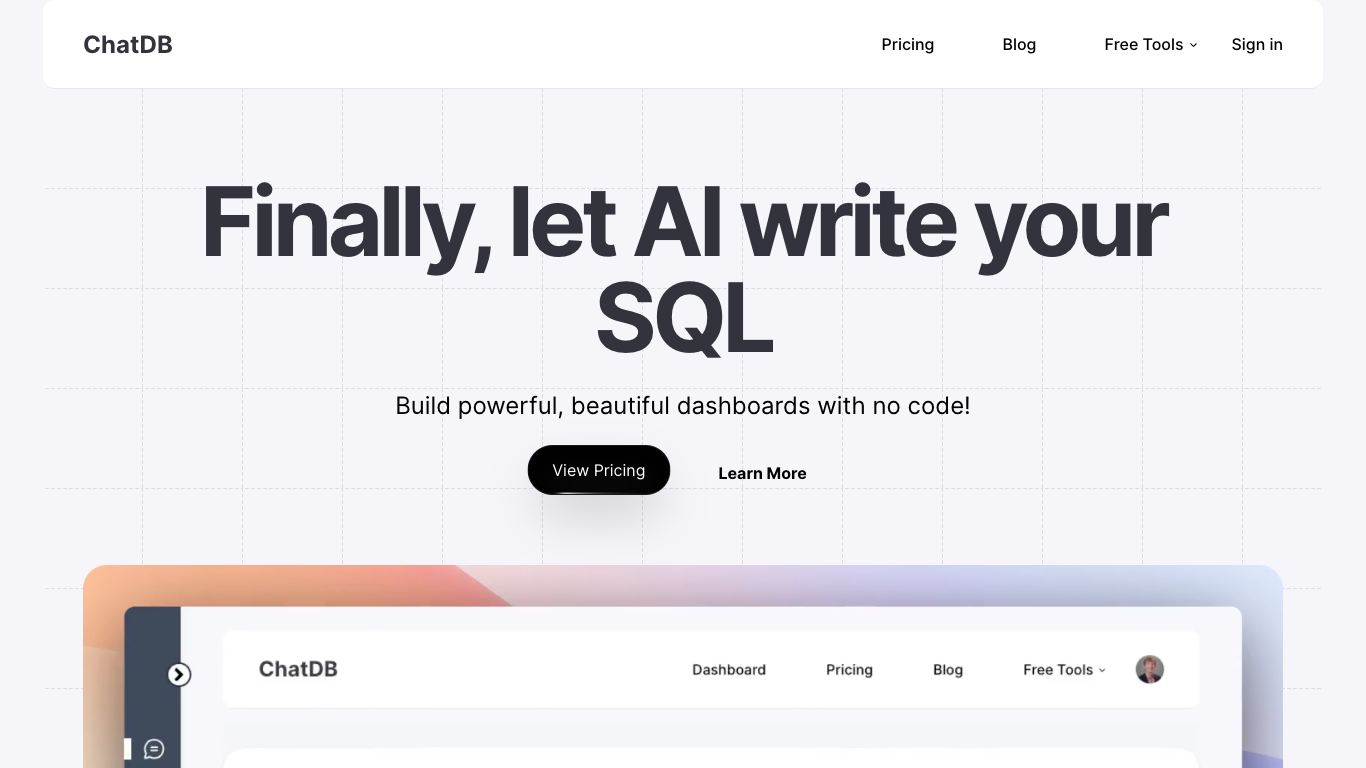 ChatDB - Trending AI tool for SQL queries and best alternatives