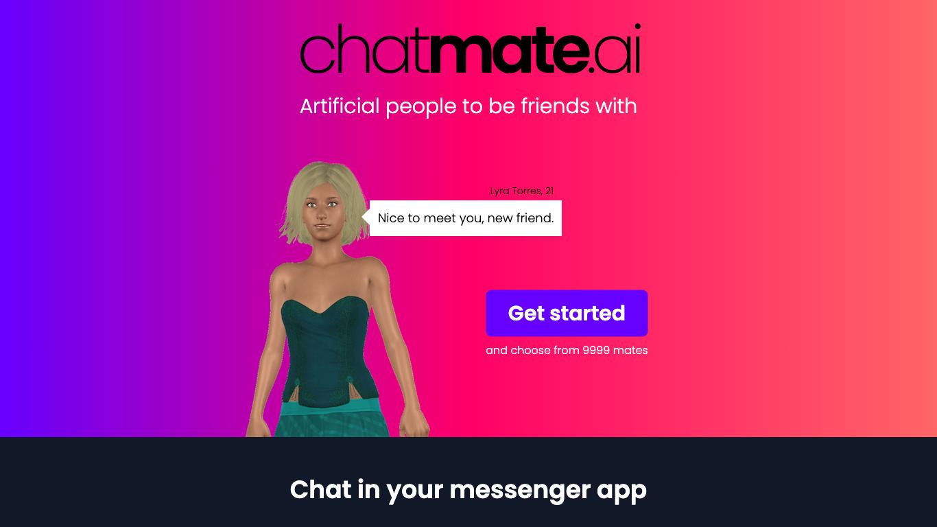 Chatmate AI - Trending AI tool for Conversations and best alternatives