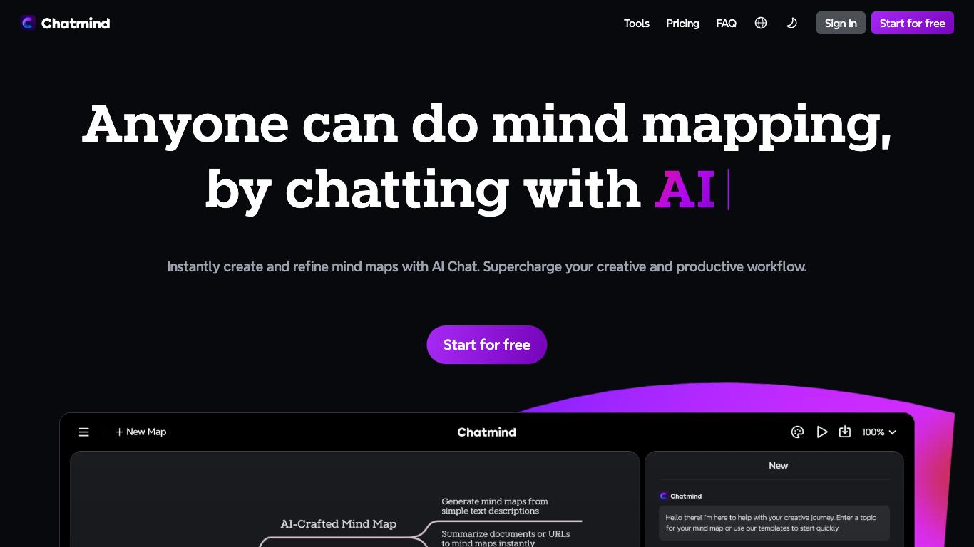 ChatMind - Trending AI tool for ChatGPT and best alternatives