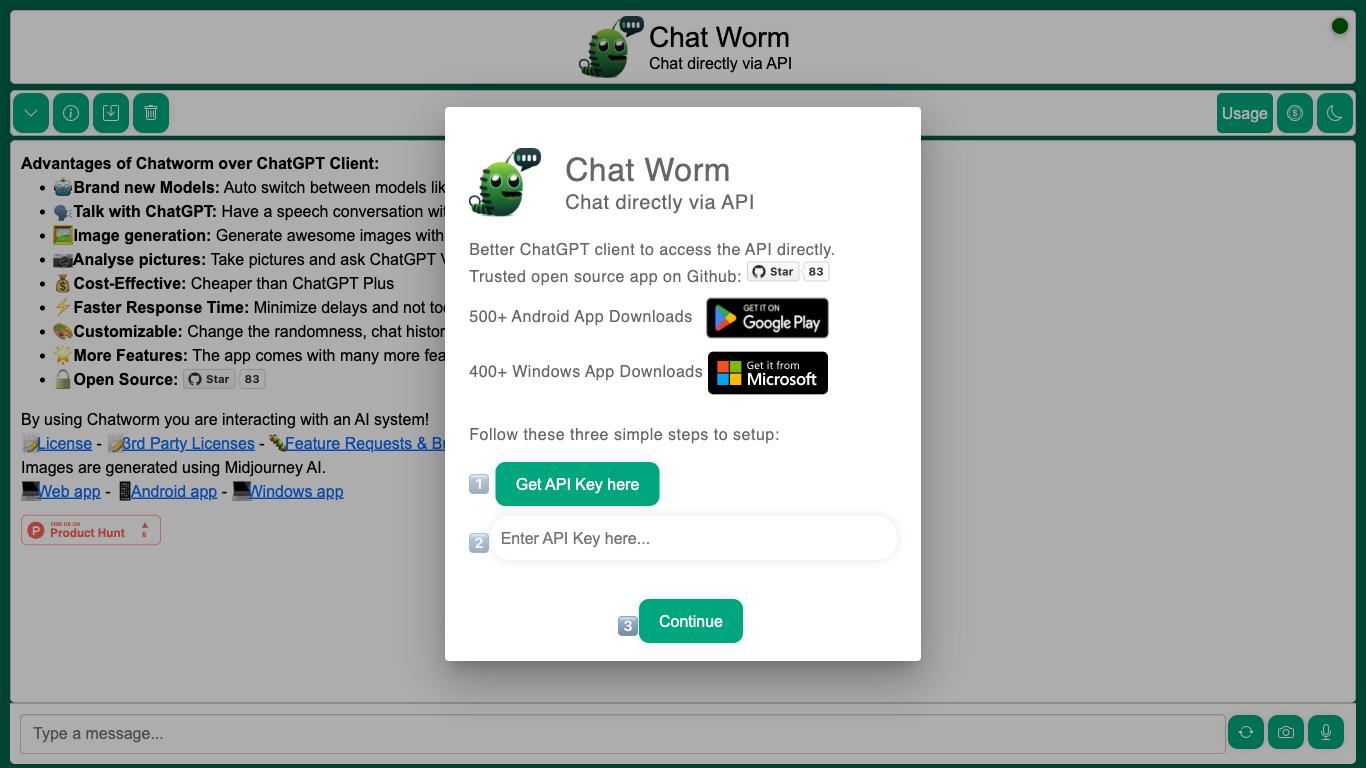 Chat Worm - Trending AI tool for Conversations and best alternatives