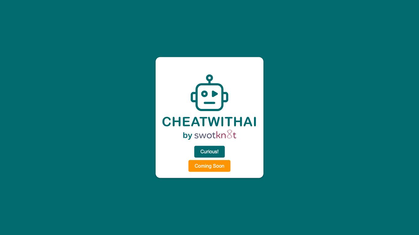 Cheatwithai - Trending AI tool for Learning and best alternatives