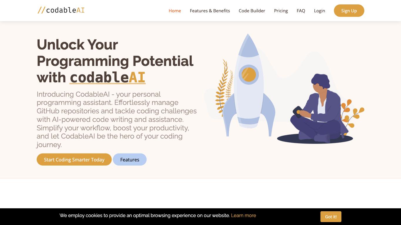 Codableai - Trending AI tool for Coding and best alternatives