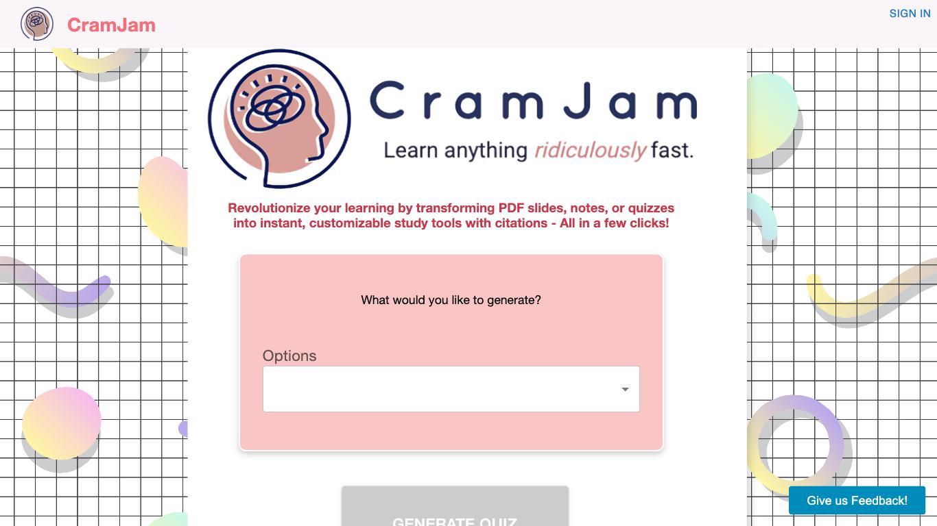 CramJam - Trending AI tool for Learning and best alternatives