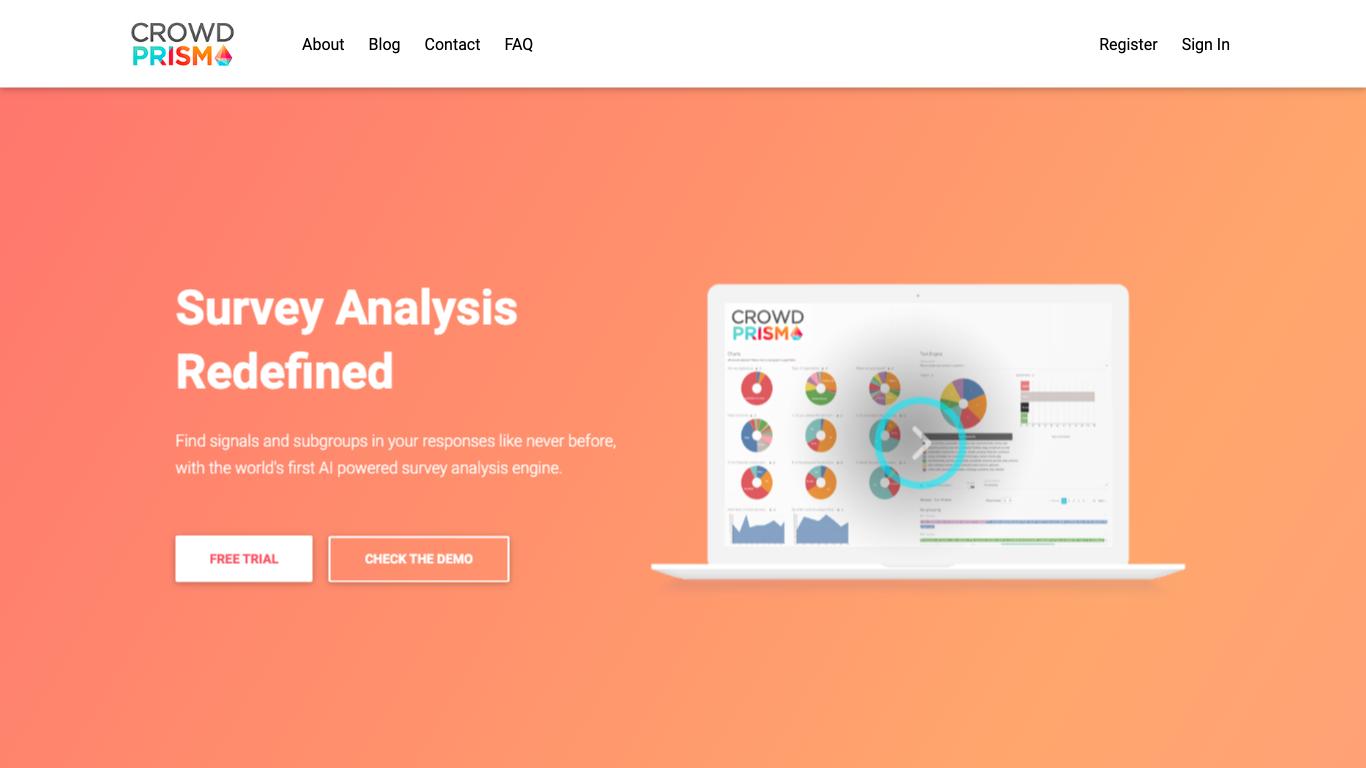 Crowd Prisma - Trending AI tool for Data analytics and best alternatives