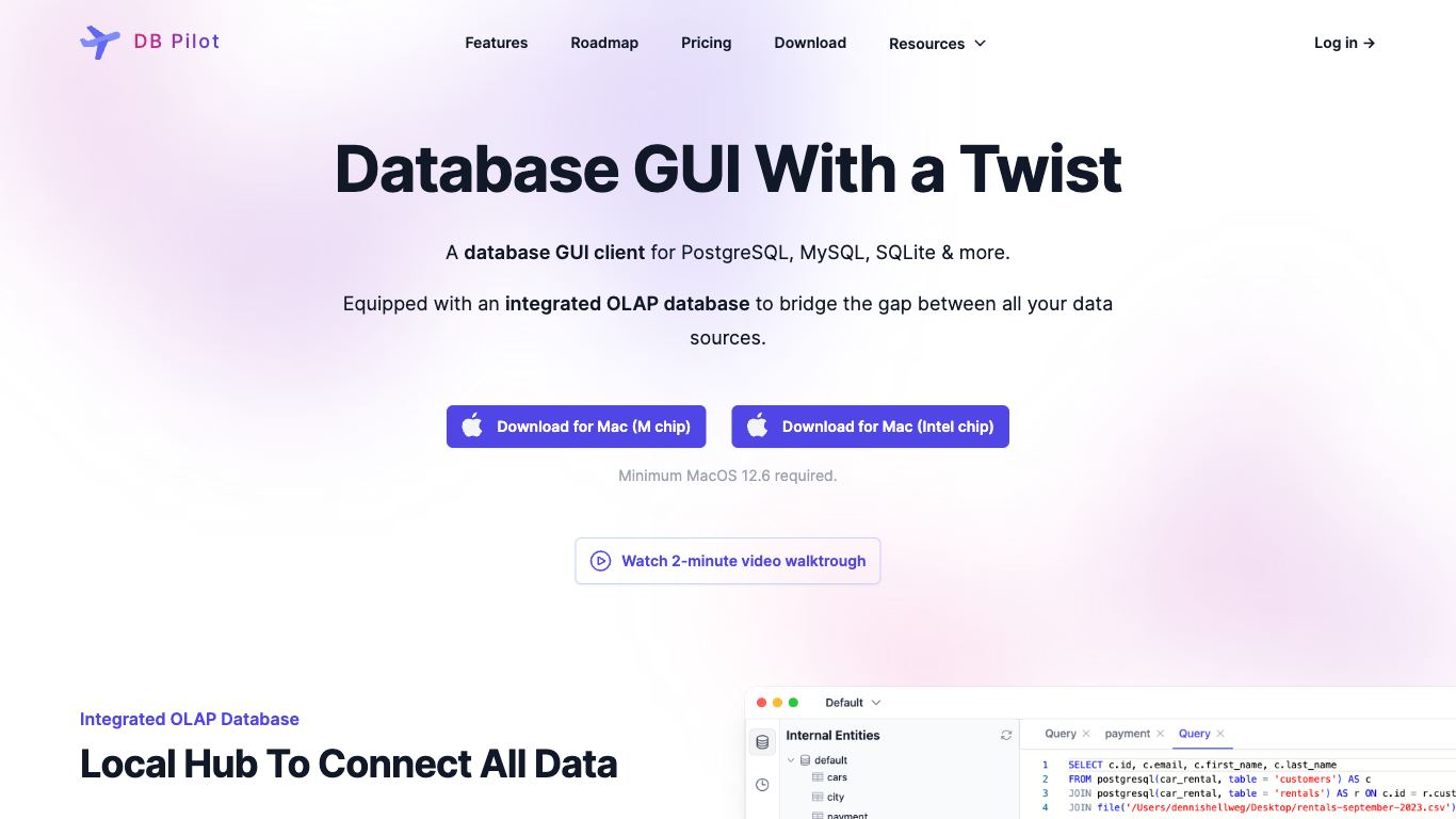 DB Pilot - Trending AI tool for SQL queries and best alternatives