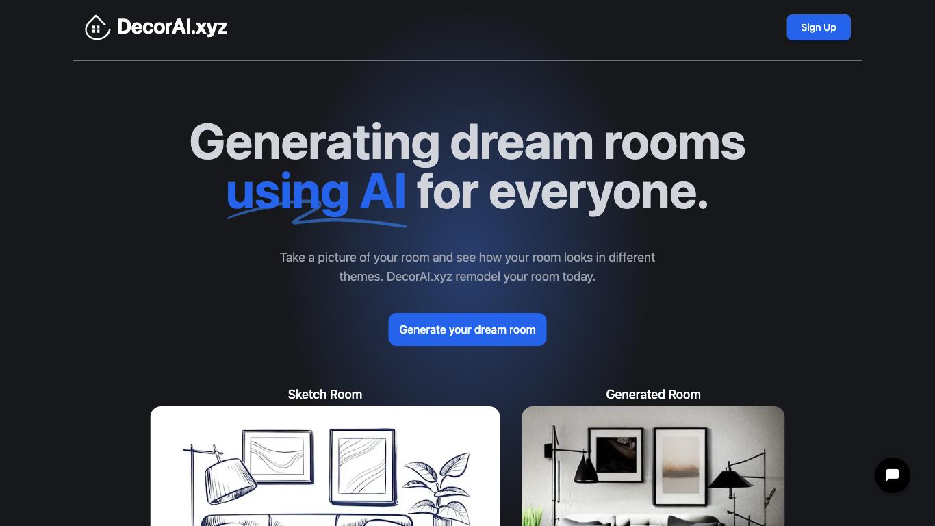 DecorAI.xyz - Trending AI tool for Interior design and best alternatives