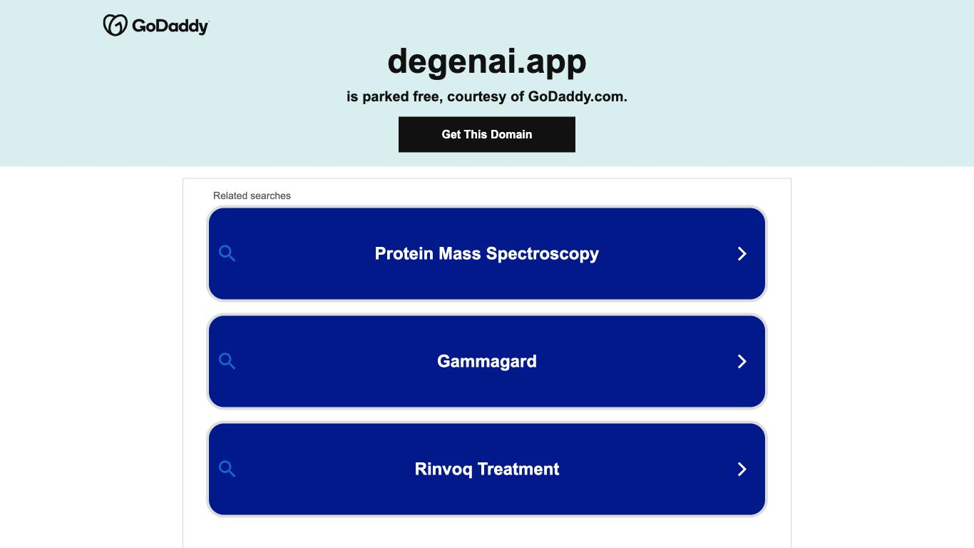 DEGENAI - Trending AI tool for Image generation and best alternatives