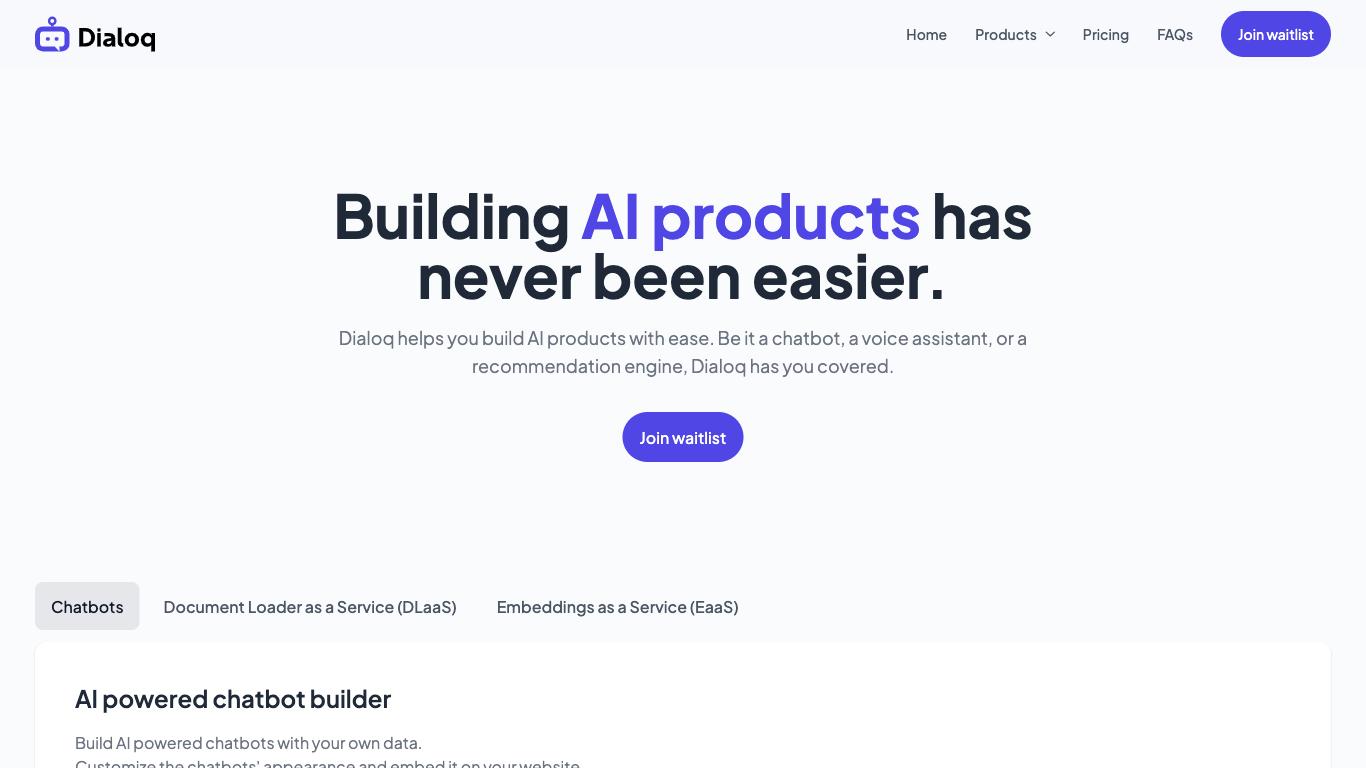 Dialoq  - Trending AI tool for Chatbots and best alternatives