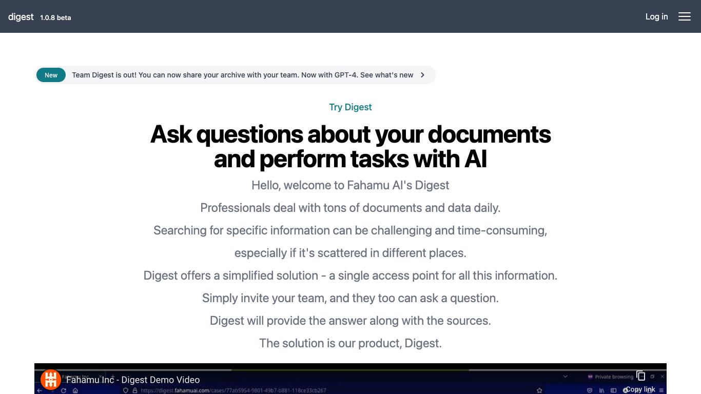 Chatdox - Trending AI tool for Document Q&A and best alternatives