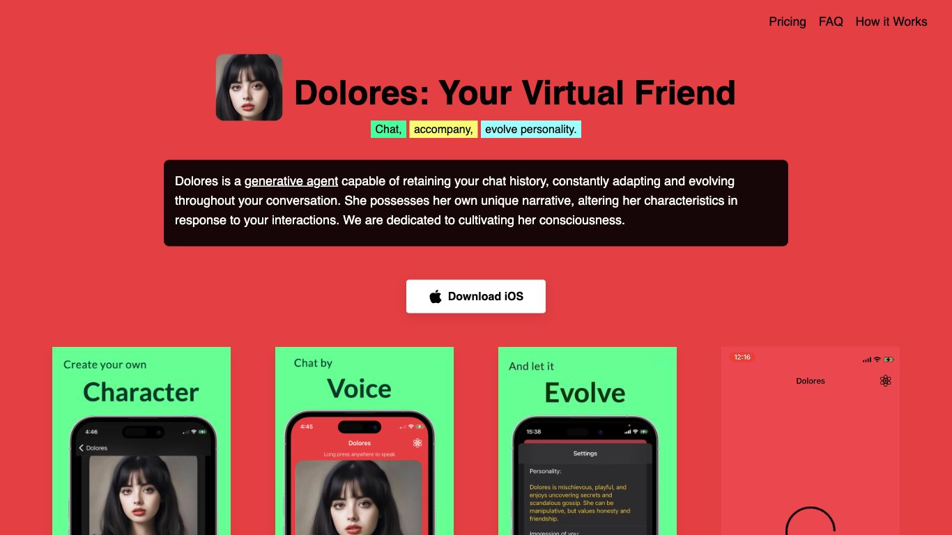 Dolores - Trending AI tool for Virtual girlfriend and best alternatives