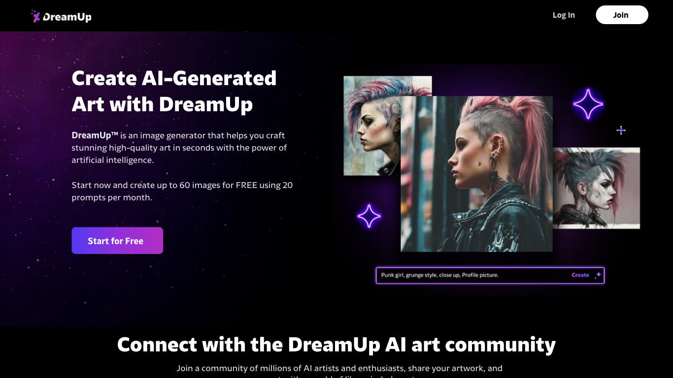 DreamUp - Trending AI tool for Image generation and best alternatives