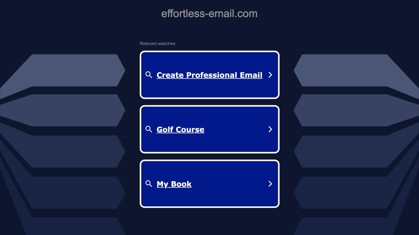 Effortless Email - Trending AI tool for Email writing and best alternatives