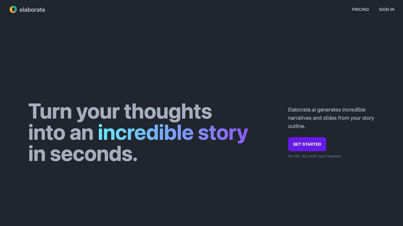 Elaborate - Trending AI tool for Content generation and best alternatives