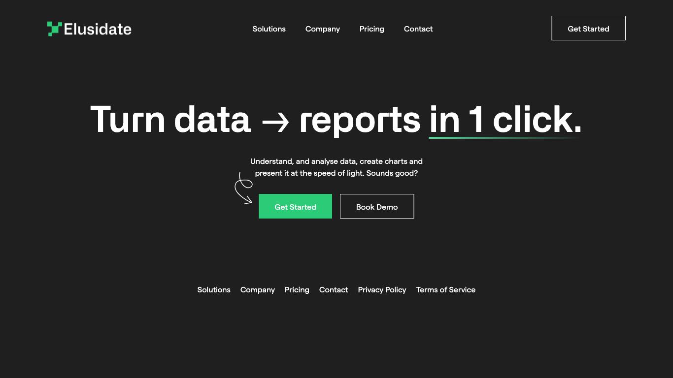 ElusidateAI - Trending AI tool for Business reports and best alternatives