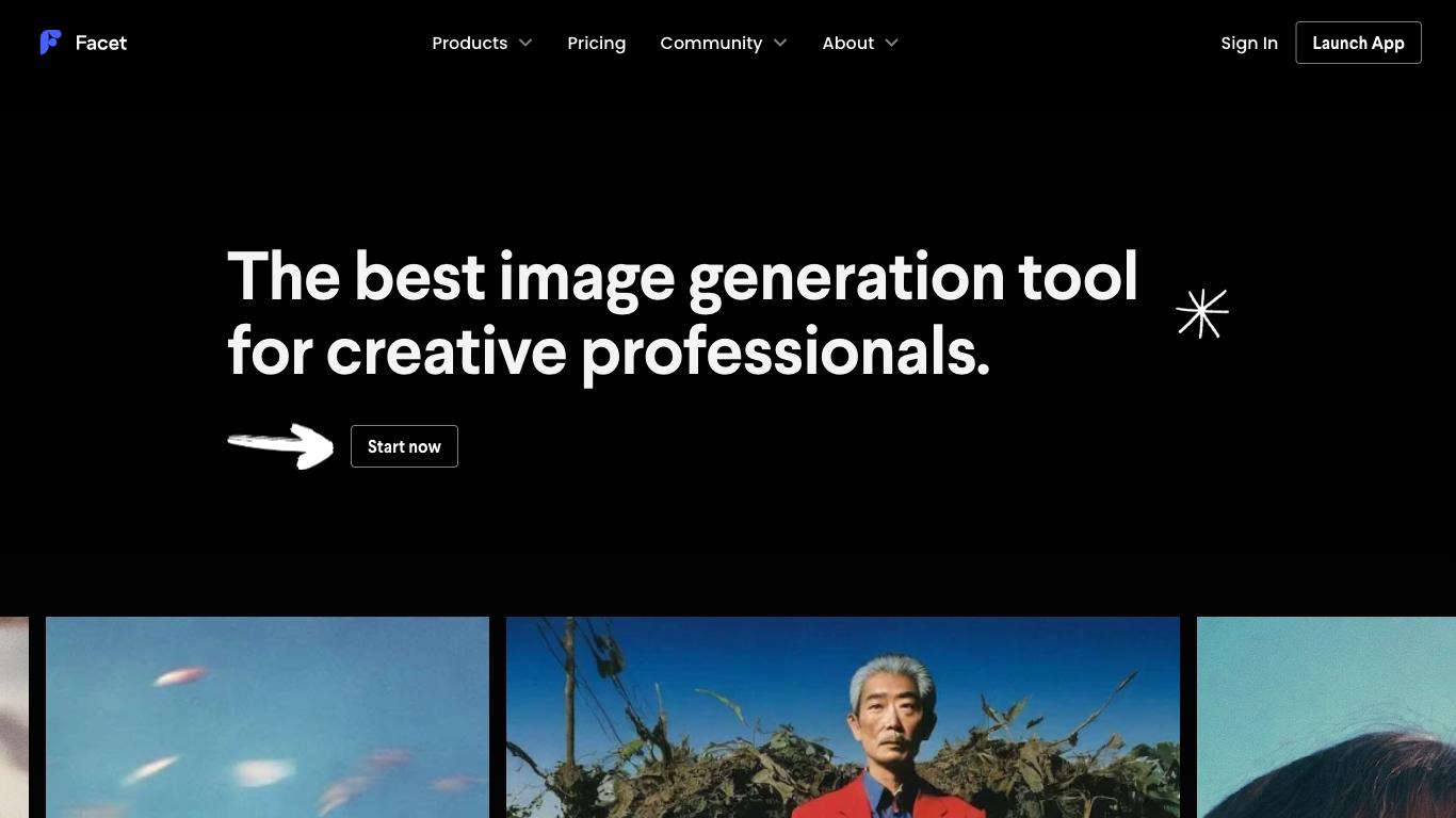 Facet 2.0 - Trending AI tool for Image generation and best alternatives