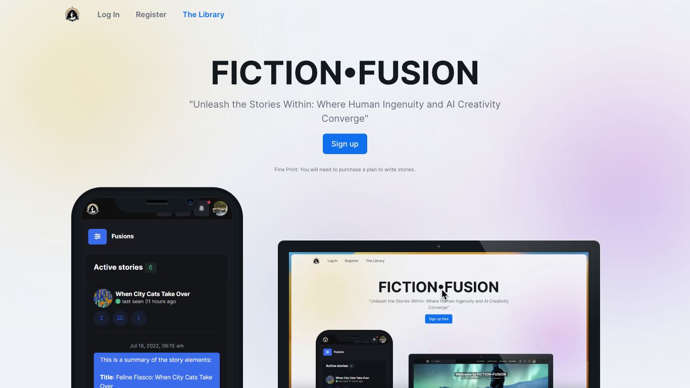 Fiction Fusion - Trending AI tool for Story writing and best alternatives