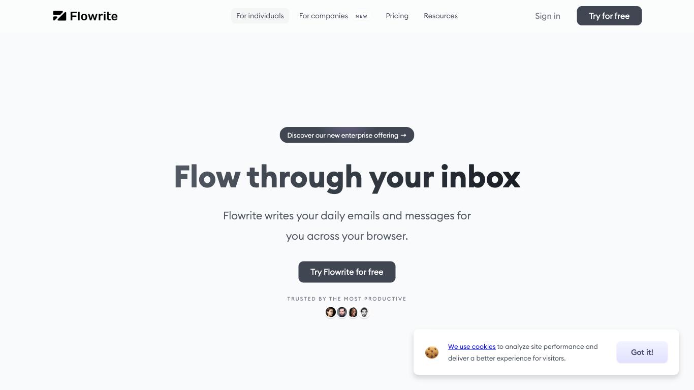 Flowrite - Trending AI tool for Email writing and best alternatives