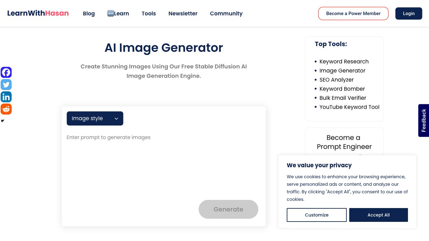FreeImage - Trending AI tool for Image generation and best alternatives