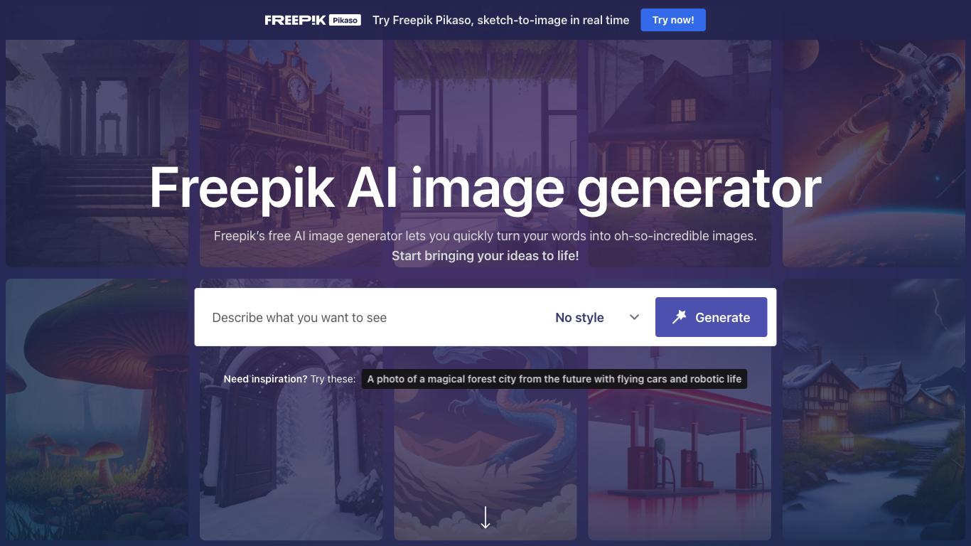 Freepik - Trending AI tool for Image generation and best alternatives
