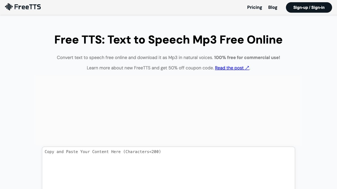 FreeTTS - Trending AI tool for Text to speech and best alternatives
