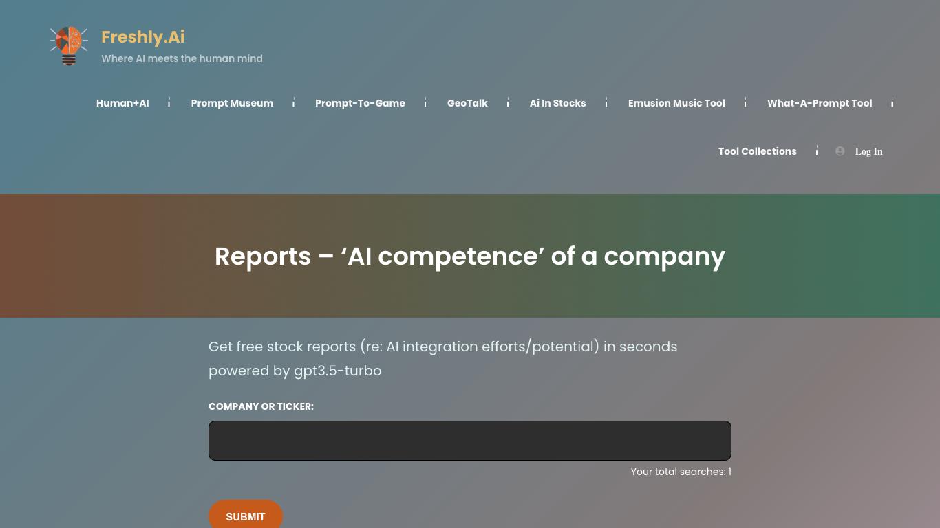 Freshly - Trending AI tool for Business reports and best alternatives