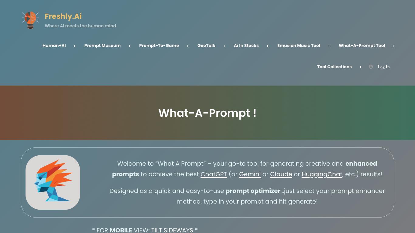 What-A-Prompt - Trending AI tool for Prompts and best alternatives