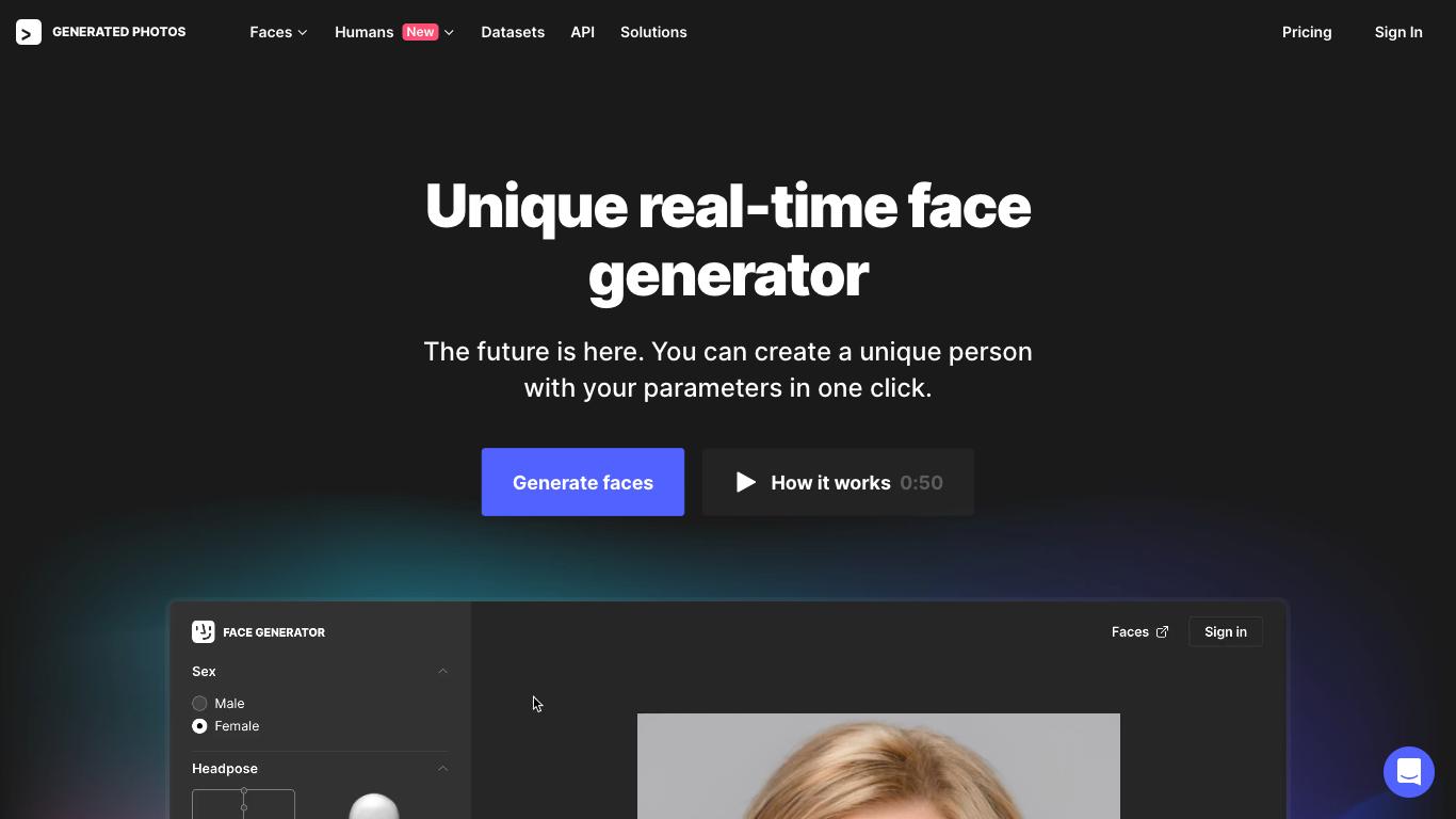 Face-generator - Trending AI tool for Avatars and best alternatives