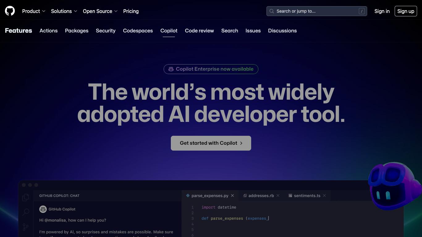 GitHub Copilot X - Trending AI tool for Coding and best alternatives