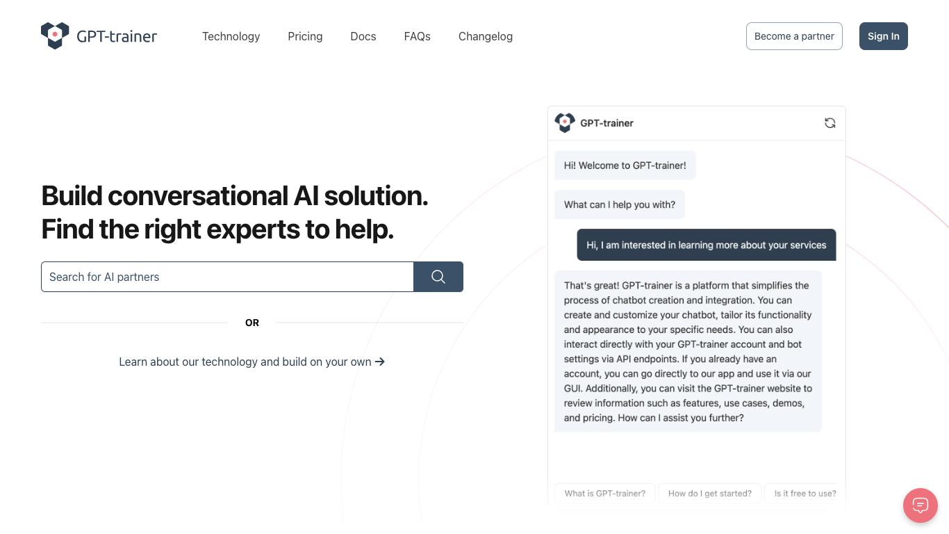 GPT Trainer - Trending AI tool for Chatbots and best alternatives