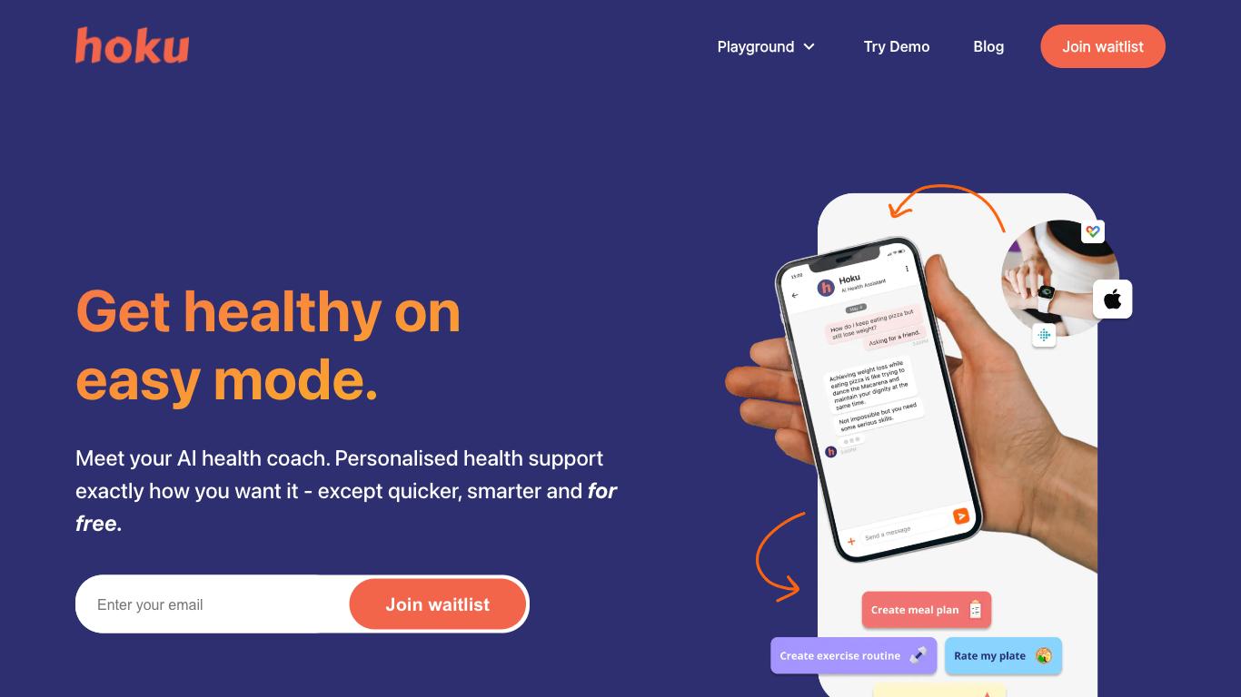Hoku - Trending AI tool for Fitness and best alternatives