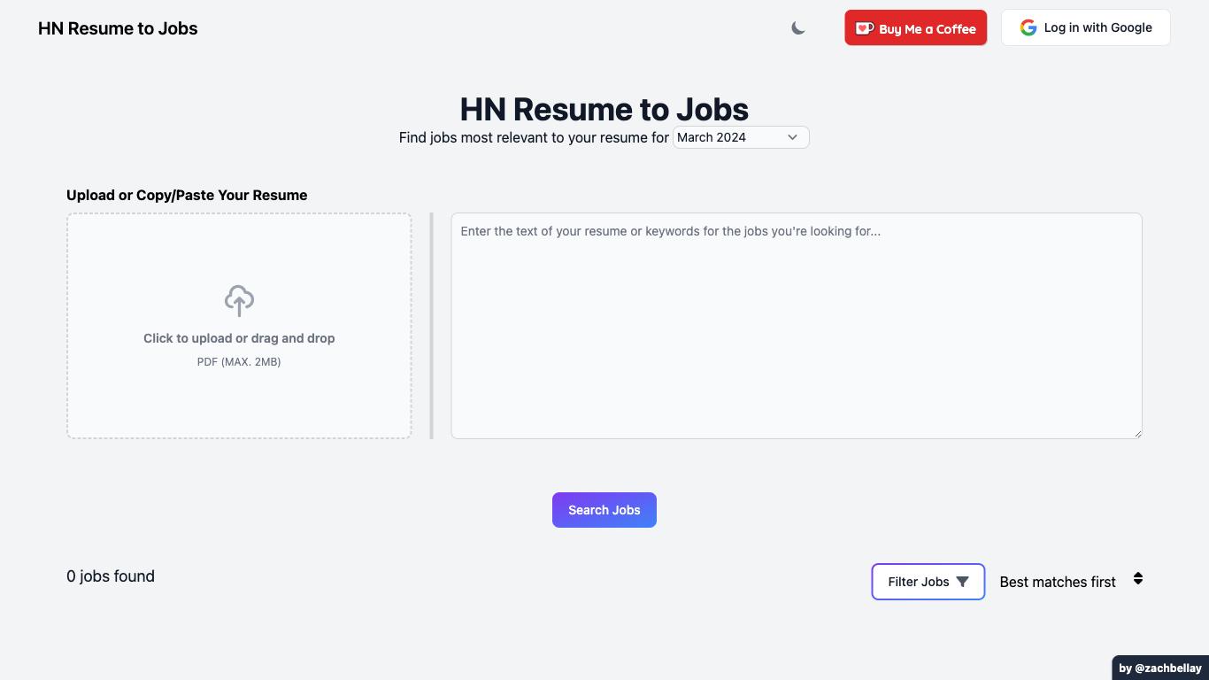 Hnresumetojobs - Trending AI tool for Job search and best alternatives