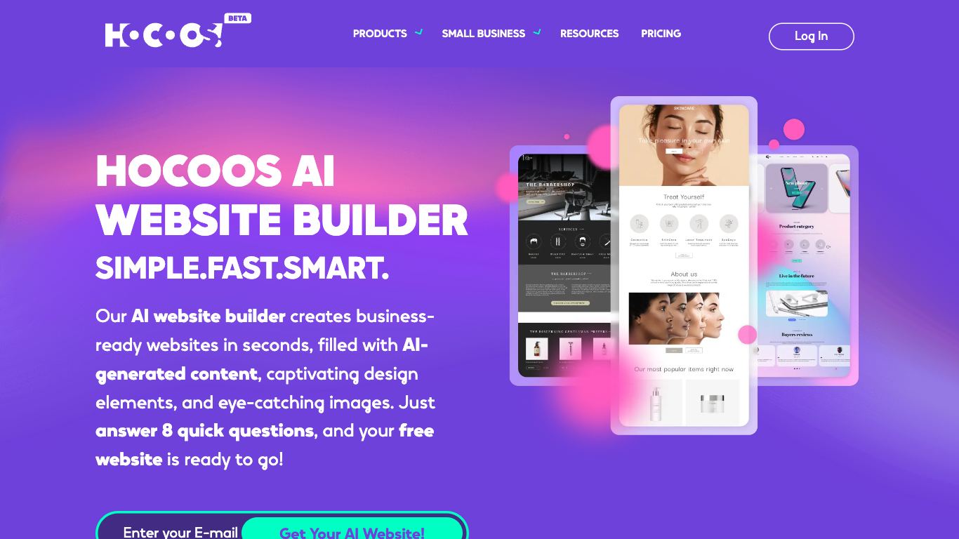 Hocoos - Trending AI tool for Website building and best alternatives