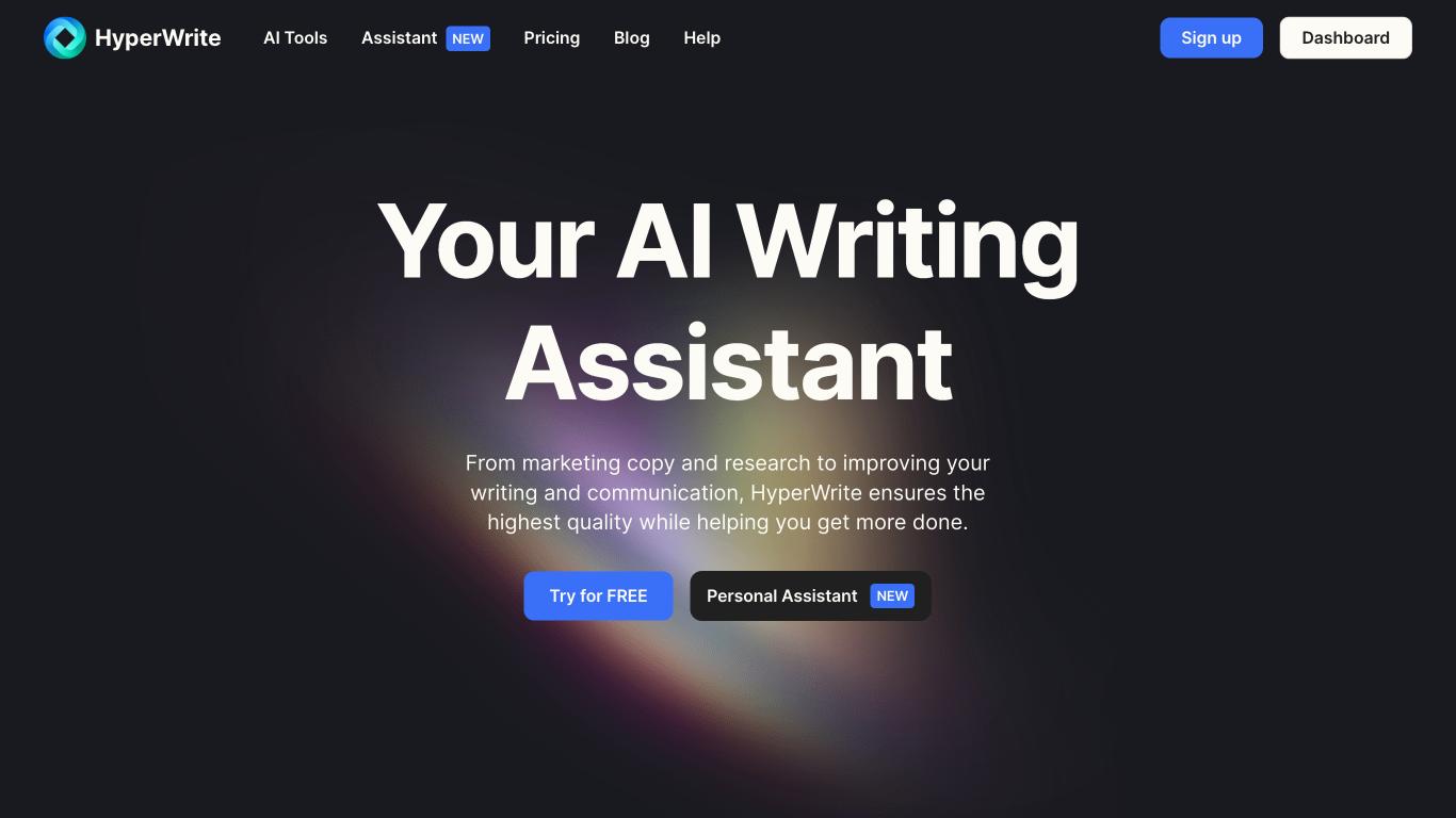 HyperWrite - Trending AI tool for Content generation and best alternatives