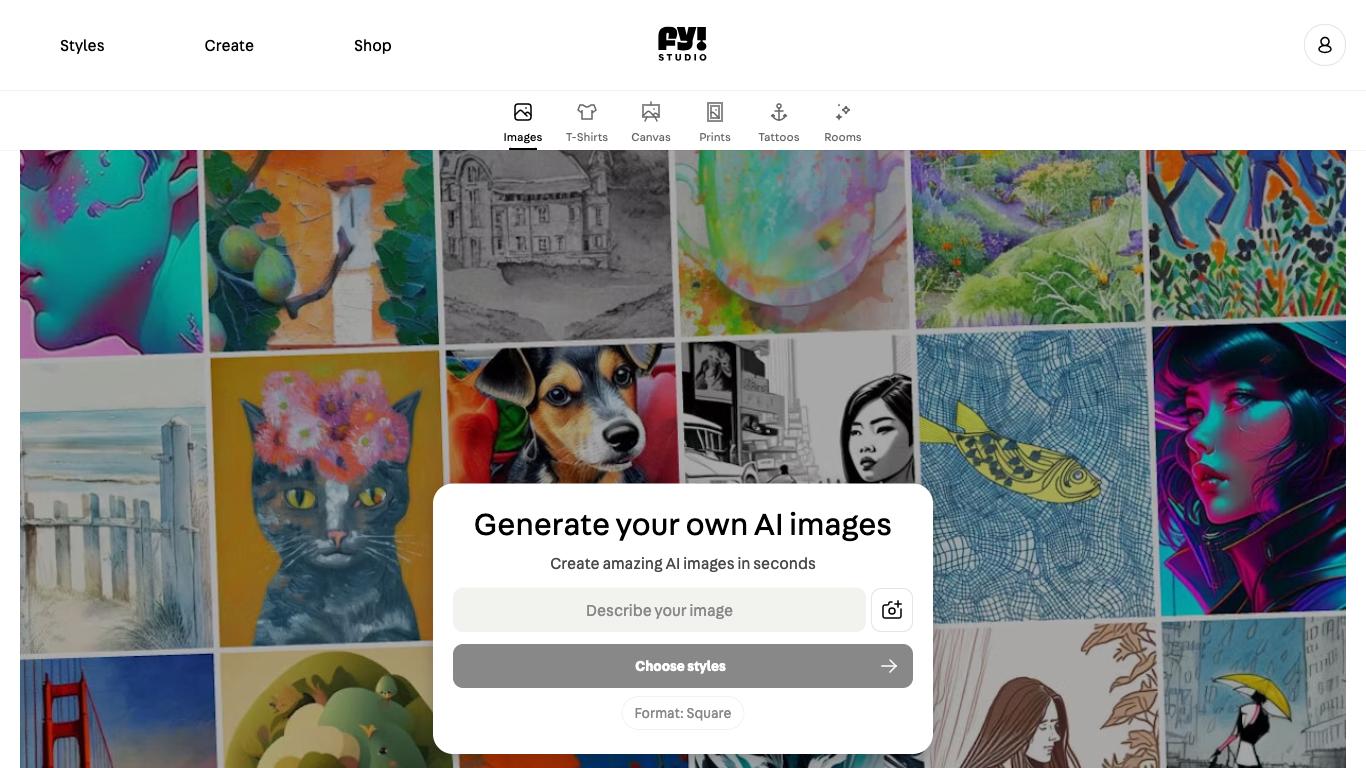 The Fy! Studio - Trending AI tool for Image generation and best alternatives