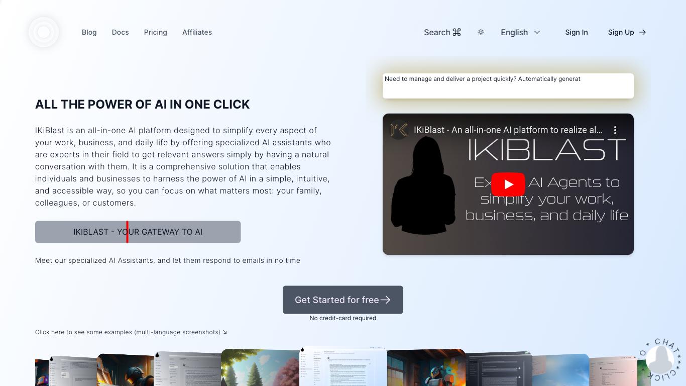 Ikiblast - Trending AI tool for Content generation and best alternatives