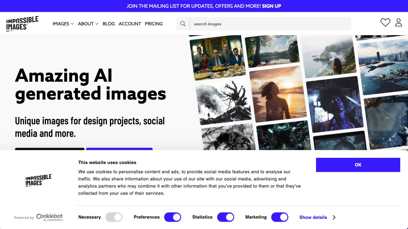 Impossible Images - Trending AI tool for Image generation and best alternatives